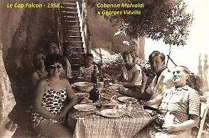 CAP FALCON FAMILLE MALVALDI ET GEORGES VIEVILLE- 1958